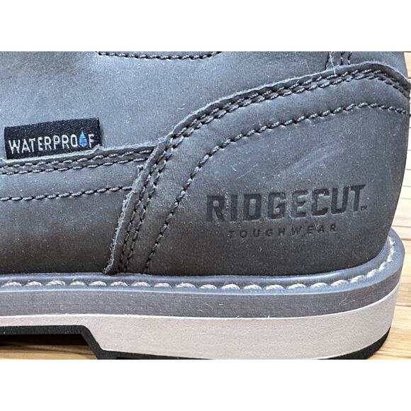 Ridgecut Homesteader YWF-2202 Gray Slip-on Waterproof Soft Toe Boot Womens 8.5 M - Picture 4 of 13